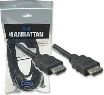 Kabllo HDMI Manhattan 353274, 7.5 m, standard 1.4, e zezë