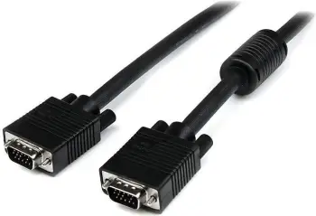 Kabllo StarTech VGA, D-Sub (VGA) - D-Sub (VGA), 2 m, e zezë