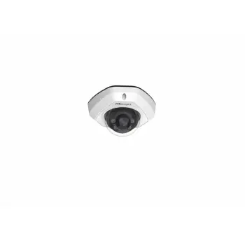 Kamerë sigurie e jashtme Milesight IP Mini Dome, 8MP 4K, lentë fikse 2.8mm, IR 30m, PoE