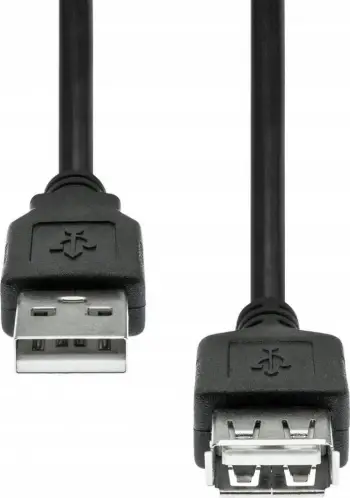 Kabllo zgjatuese USB ProXtend, USB 2.0, e zezë