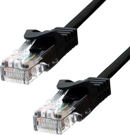 Kabllo rrjeti ProXtend CAT5e, 15m, U/UTP, i zi - 1