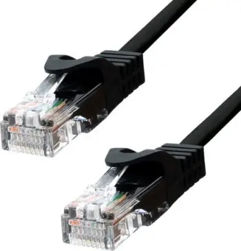 Kabllo rrjeti ProXtend CAT5e, 15m, U/UTP, i zi