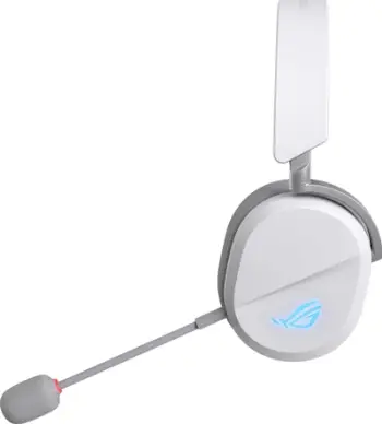 Kufje gaming ASUS ROG Pelta, Tri-Mode, 2.4 GHz wireless, të bardha