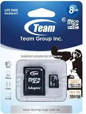Kartë MicroSDHC TeamGroup (TUSDH8GCL1003), 8GB, 10 Class