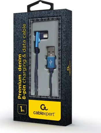 Kabllo USB në Lightning Gembird CC-USB2J-AMLML-1M-BL, 1 m, e kaltër