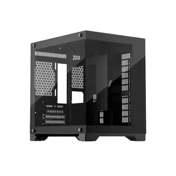 Kutia gaming 1st Player MV5, Micro Tower, Tempered Glass, e zezë