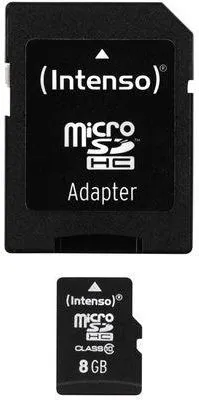 Kartë memorie Intenso MicroSDHC, 8GB, Class 10 - 1