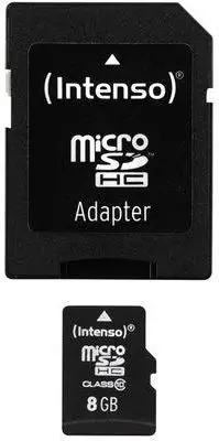 Kartë memorie Intenso MicroSDHC, 8GB, Class 10