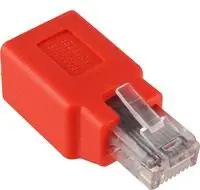 Adaptues rrjeti Wentronic Goobay 68912, CAT 5e, RJ45 crossover, bezhë