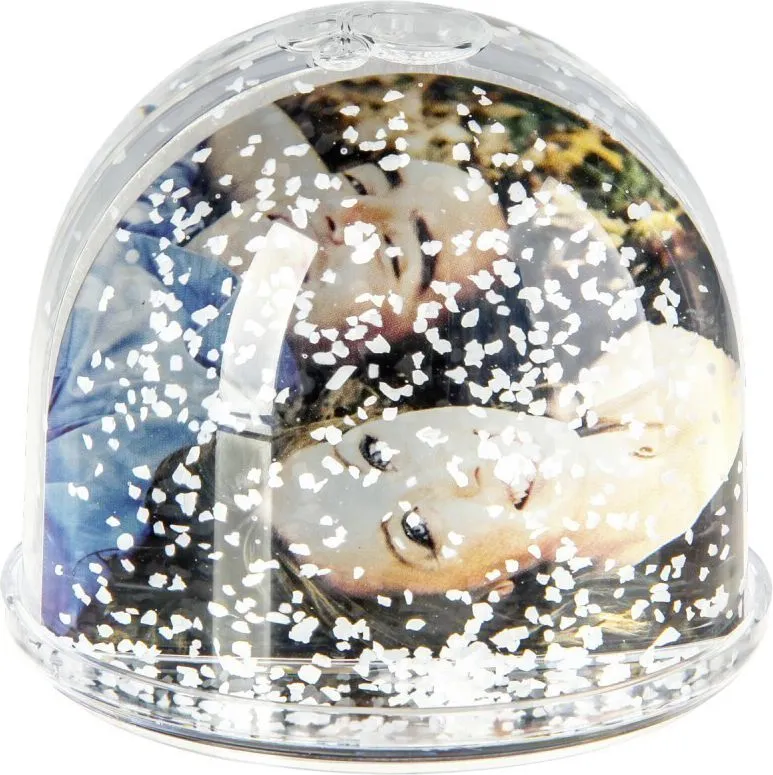 Glob dekorativ Walther Snow Globe, 6.5 x 6 cm, transparent - 1
