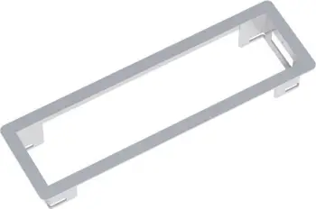Komplet montimi Bachmann 317.001, për prizë të integruar, 241x73mm, gri