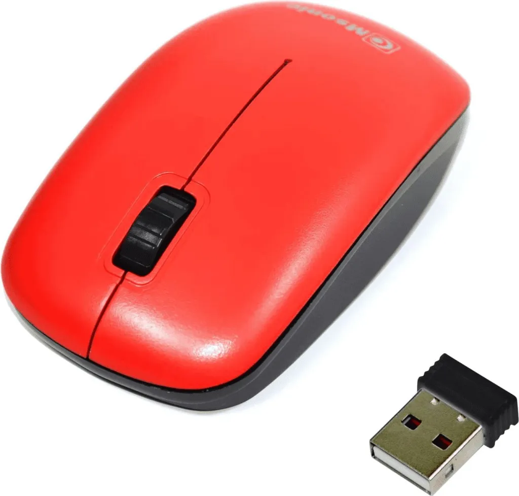 Maus pa tela Msonic Wireless Mouse, optik, kompakt, i zi - 1