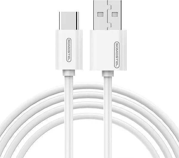 Kabllo Somostel USB USB-C 1.2 m, e bardhë - 3