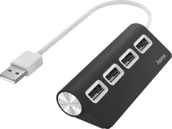 Hub USB me 4 porte Hama, USB-A 2.0 (002001190000)