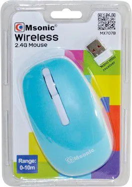 Maus wireless Vakoss MX707B, optik, 1000 DPI, rozë - 2
