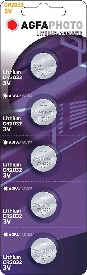 Bateri litiumi Agfa Lithium Extreme CR2032, 3V, 5 copë