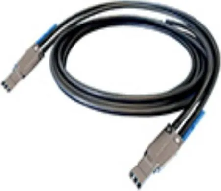 Kabllo Mini SAS Adaptec SFF 8644 në SFF 8644, 2m, e zezë - 1