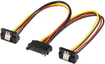Kabllo e brendshme energjie Goobay 95115, SATA, 0.2 m, e zezë
