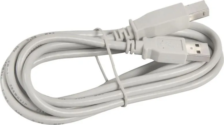 Kabllo USB Wentronic Goobay 50953, USB A në USB B, 1.8 m, gri - 1