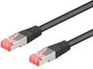 Kabllo rrjeti Goobay 93820, Cat6a S FTP, 5 m, e zezë