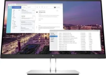 Monitor HP E23 G4 (9VF96AA), 23'' WLED, FHD, i zi / argjendtë
