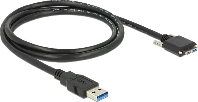 Kabllo USB DeLOCK 83599, USB 3.0, 3 m, i zi - 1