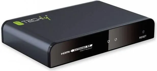 Marrës HDMI Techly HDBit, Extender over IP, port lokal HDMI, i zi - 1