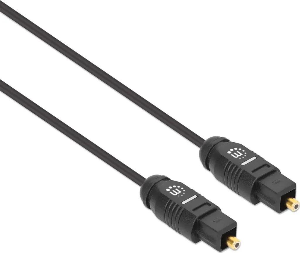 Kabllo audio optike Toslink, 1m, S/PDIF, e zezë - 2