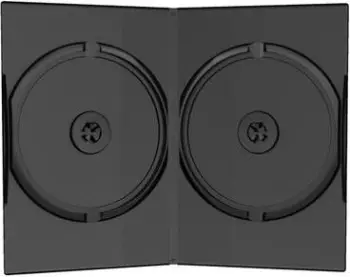 Kuti ruajtëse MediaRange BOX12, për 2 DVD, plastike, e zezë