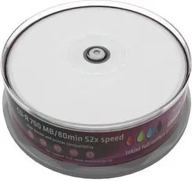 CD R MediaRange MR202, 700MB 52x, 25 copë, e bardhë - 1