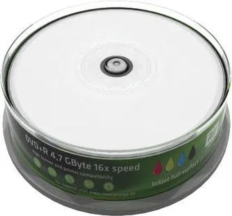 Disqe DVD+R MediaRange MR408, 4.7GB, 16x, 25 copë - 1