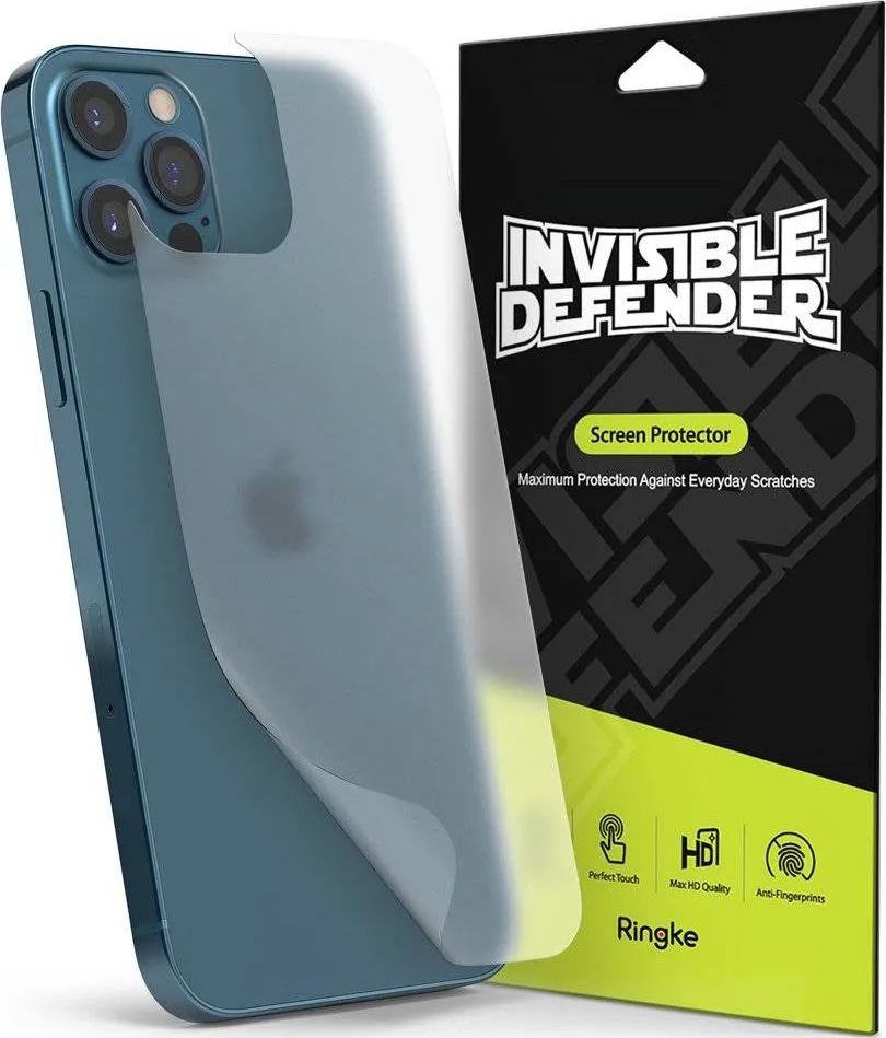 Mbrojtëse e pasme Ringke Invisible Defender, për iPhone 12 Pro Max, 2 copë, transparente - 1