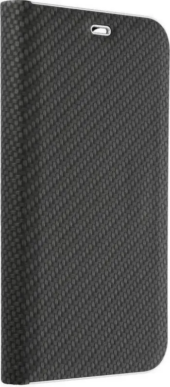 Futrollë Forcell LUNA Book Carbon për Samsung Galaxy A33 5G, me kapak libër, e zezë