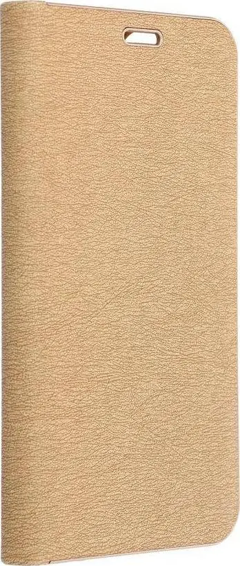 Këllëf libri Luna për Samsung Galaxy A13 5G A04s, me magnet, gold