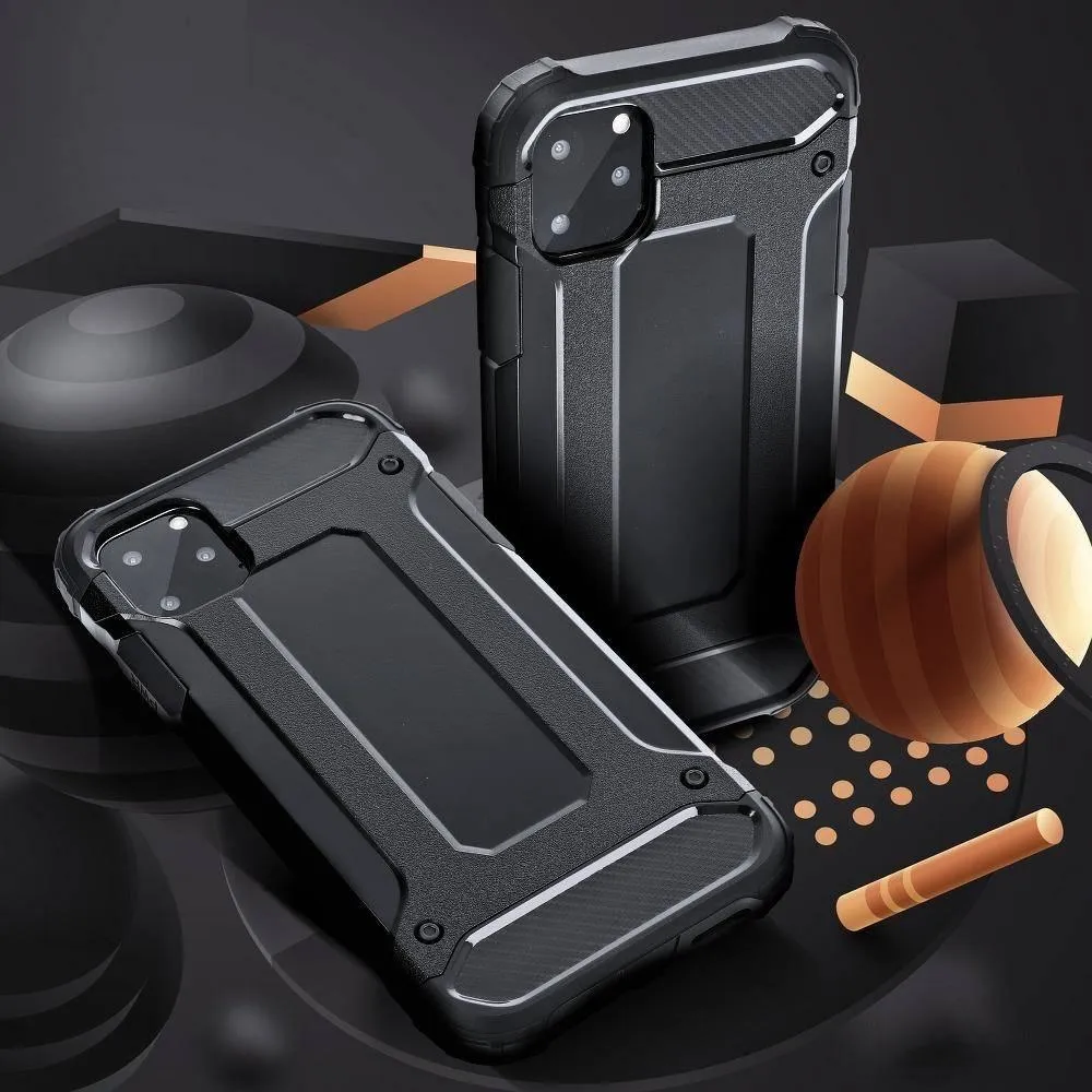 Këllëf telefoni Forcell Armor për iPhone 13 Mini, mbrojtje hibride, i zi - 2