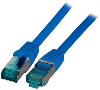 Kabllo rrjeti EFB Elektronik RJ45 Cat.6A S/FTP, 7.5m, LSZH, blu