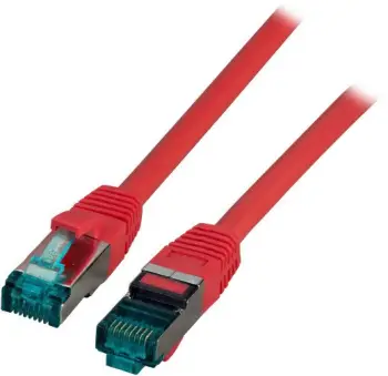 Kabllo rrjeti EFB Elektronik RJ45, Cat.6A S/FTP, 10m, e kuqe