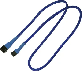 Kabllo zgjatuese ventilatori Nanoxia 3-pin, 60cm, blu