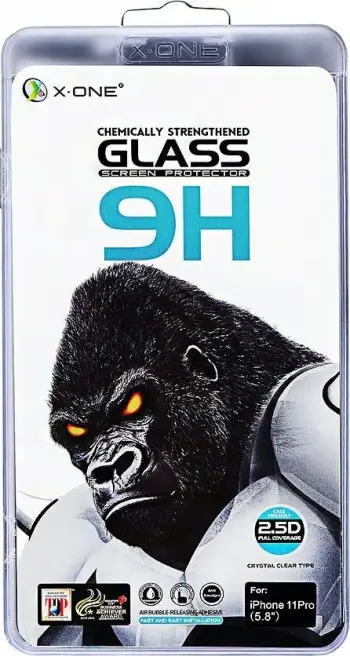 Xham mbrojtës X-one Full Cover, për iPhone 11, Extra Strong, transparent