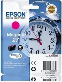 Kartutë boje Epson 27 T2703, magenta, origjinale, kapacitet standard
