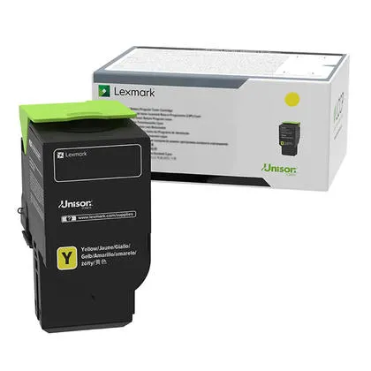 Toneri Lexmark 78C0X40, ekstra rendiment i lartë, e verdhë - 1