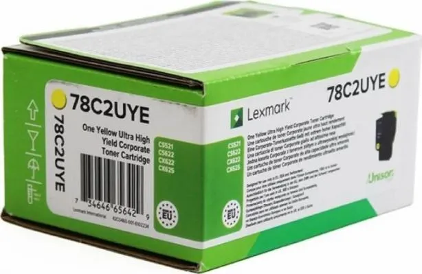 Toneri Lexmark 78C2UYE, origjinal, i verdhë - 2