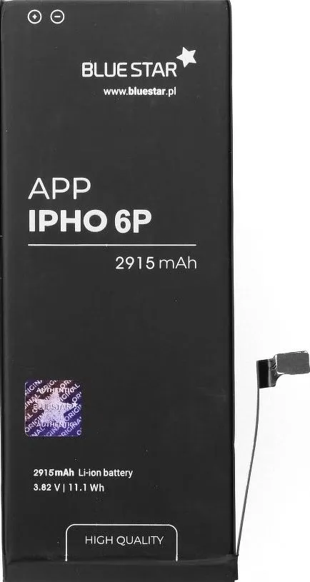 Bateri telefon Blue Star HQ për iPhone 6 Plus, 2915 mAh, polimer, e zezë - 1