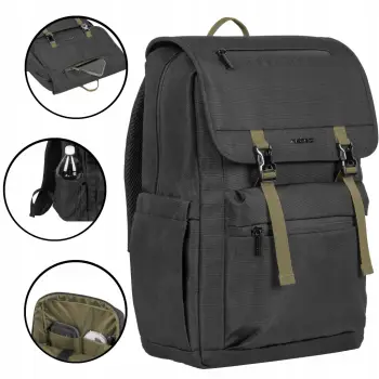 Çantë laptopi Natec Niala, 15.6", 18L, jeshile Hunter