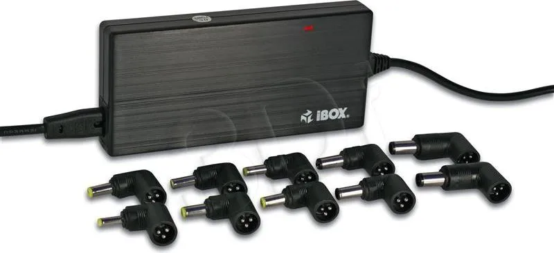 Karikues për laptop iBOX, 90W, 4.5A, 20V, i zi - 1