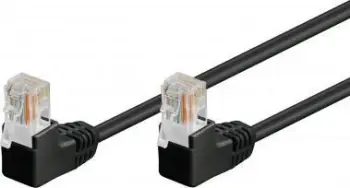 Kabllo rrjeti Goobay RJ45 CAT5e, U/UTP, 1m, i zi