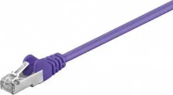 Kabllo rrjeti Wentronic Goobay 95552, RJ45 në RJ45, CAT 5e, 1.5 m, vjollcë