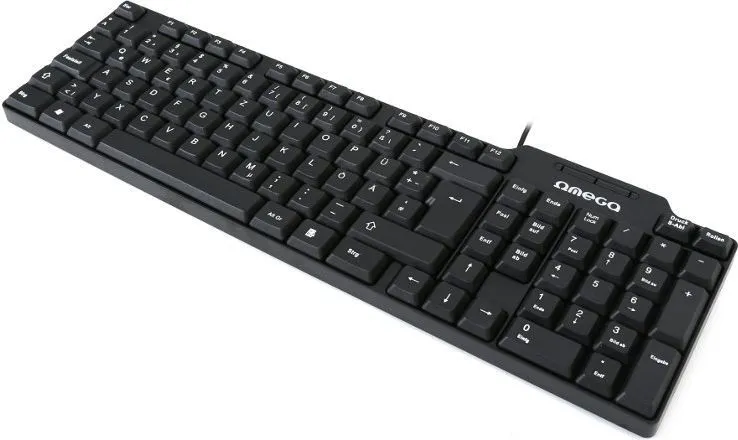 Tastierë Omega OK-05 Wired DE (OK05TDE), e zezë - 1