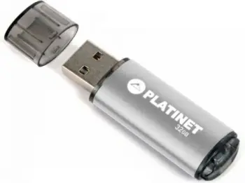 USB Platinet X-Depo (42970), USB 2.0, 32GB, i argjendtë