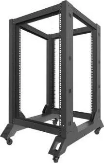 Raft i hapur rrjeti Lanberg Open Rack 19 18U, 600x800, i zi - 4